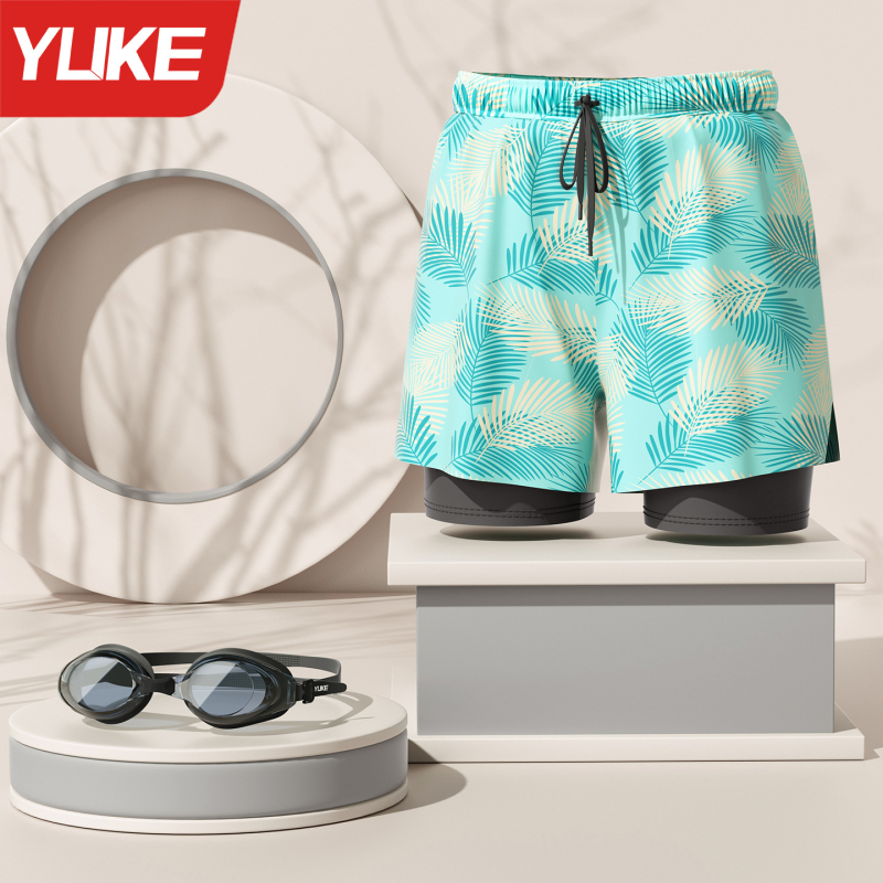 Yuke mužské plavky na plávanie, polyesterová tkanina (96%), polyesterová podšívka (96%), pre dospelých mužov – plávanie a vodné športy