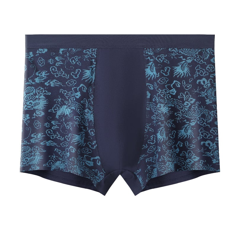 Pánske boxerky s vysokým pásom z bavlny, priedušné, sťahujúce brucho