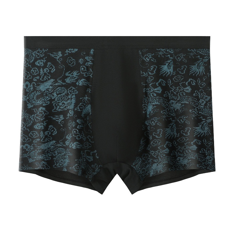 Pánske boxerky s vysokým pásom z bavlny, priedušné, sťahujúce brucho