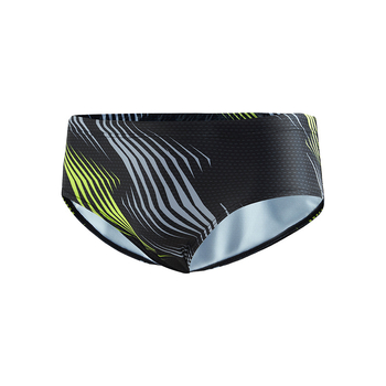 Sabolay pánske plavecké šortky, rýchloschnúce, priliehavý strih, odolný vzor; látka 82% polyester, 200 g hmotnosť, podšívka polyester