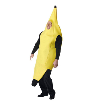 Costum sexy de banană pentru Halloween cosplay (Unisex, țesătură mesh și spandex, lansare primăvara 2022)