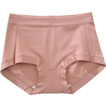 Дамски бикини с висока талия — дишащи, контрол на корема, антибактериално; памук 60s; основен плат 90–95% памук; подплата 100% памук