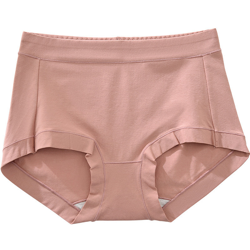 Дамски бикини с висока талия — дишащи, контрол на корема, антибактериално; памук 60s; основен плат 90–95% памук; подплата 100% памук