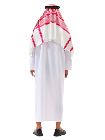 Arabský štýl kostýmovej robu pre unisex cosplay – polyester, obsah polyesteru 70–80%, značka Yixiaoyi, jar 2025