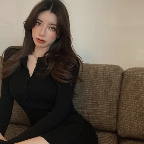 Šaty z polyesteru, jednofarebné, V výstrih, dlhé rukávy, elastický pás