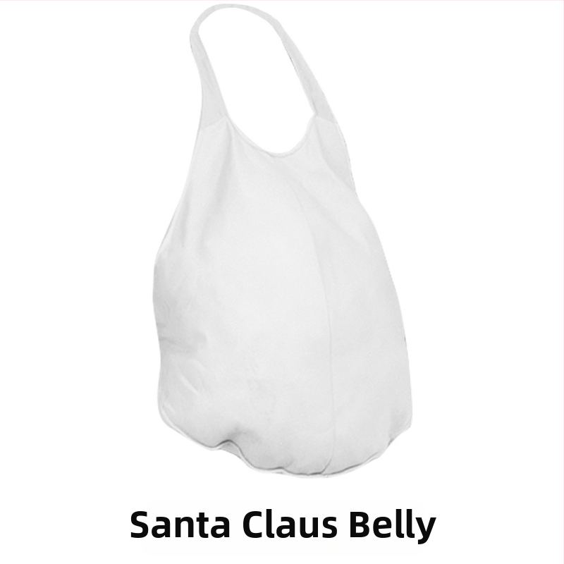 Vianočný Santova falošné brucho rekvizita na scénu, unisex, Carding tkanina, 95% polyester