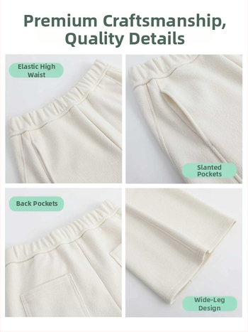 Široké nohavice z vlnenej zmesi s textúrou Mulberry Silk, vysoký pás, hrubšie, jeseň 2025