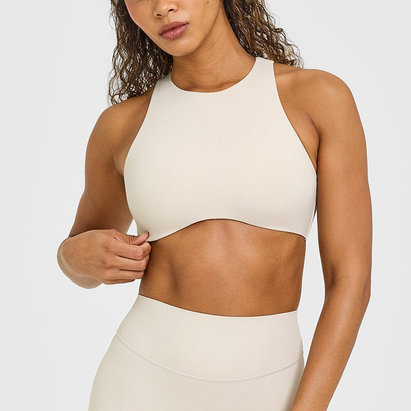 Σετ γιόγκα με τοπ χωρίς μανίκια και παντελόνι, τύπος φορεσίματος: pullover, ύφασμα νάιλον-σπάντεξ 75/25, με μαξιλαράκι στήθους