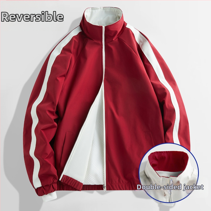 Pánska PU kožená bunda v ulicom štýle, voľný strih, s kapucňou, zips