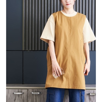 Zástera bez rukávov, 100% bavlna, japonský štýl, odolný voči špine