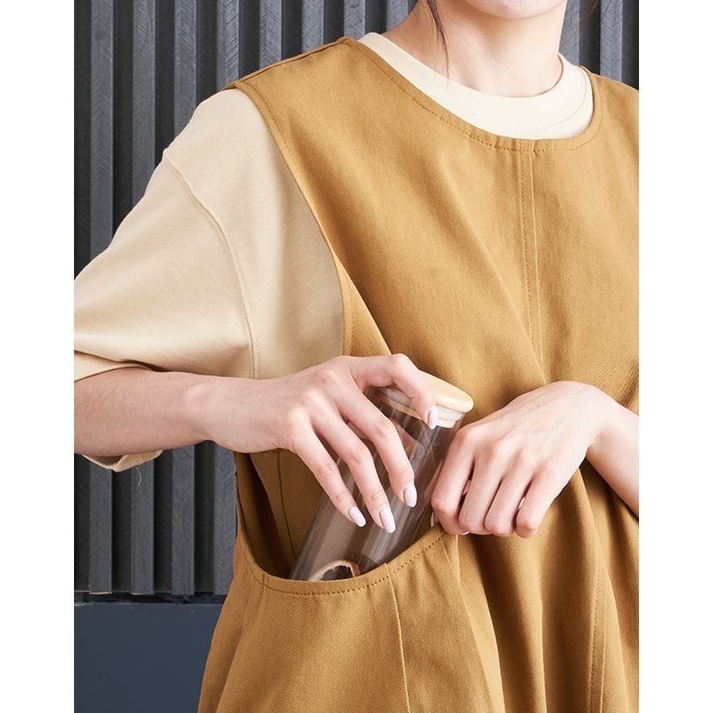 Zástera bez rukávov, 100% bavlna, japonský štýl, odolný voči špine