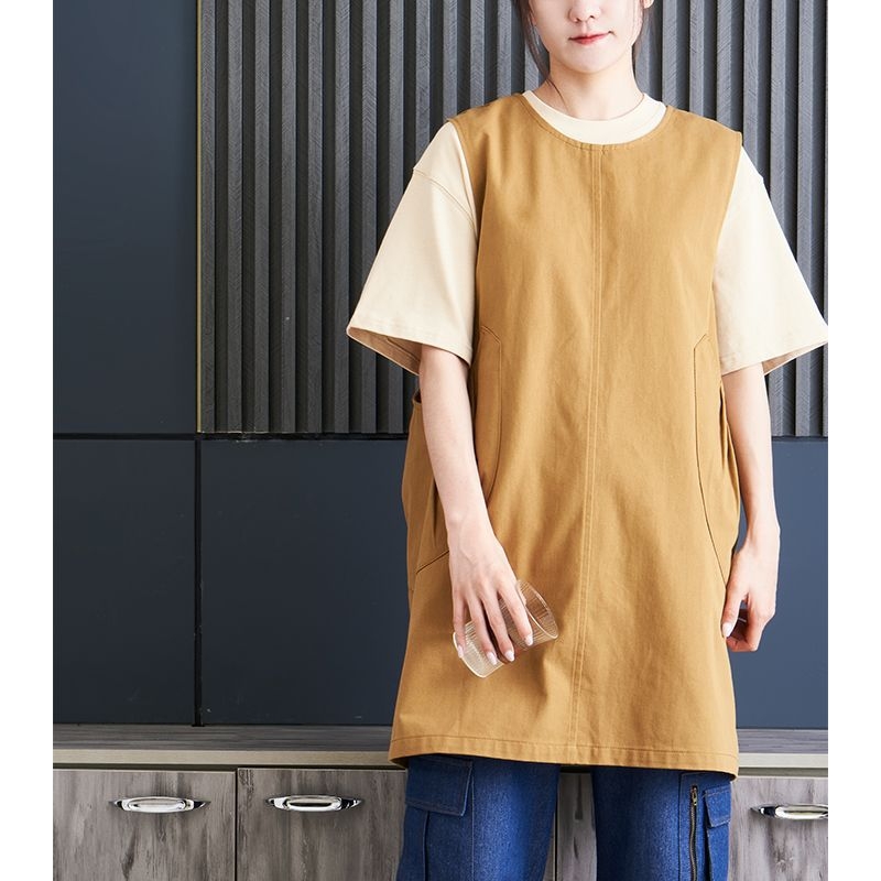 Zástera bez rukávov, 100% bavlna, japonský štýl, odolný voči špine