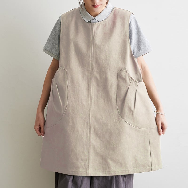 Zástera bez rukávov, 100% bavlna, japonský štýl, odolný voči špine