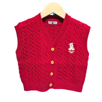 Detský vest – Korejský štýl kardigánu, 50% bavlna, zapínanie na gombíky, pre deti 3–8 rokov, jeseň/zima