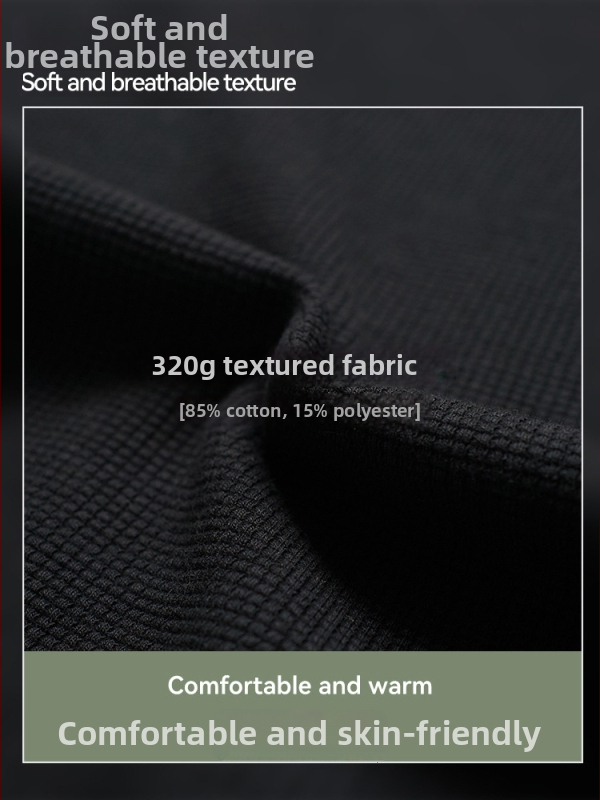 Tričko s dlhými rukávmi z bavlneného zmesi, okrúhly výstrih, 320 g, celosezónne