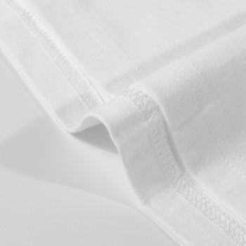 Базова памучна тениска, къс ръкав, кръгло деколте, дебела материя, едноцветна