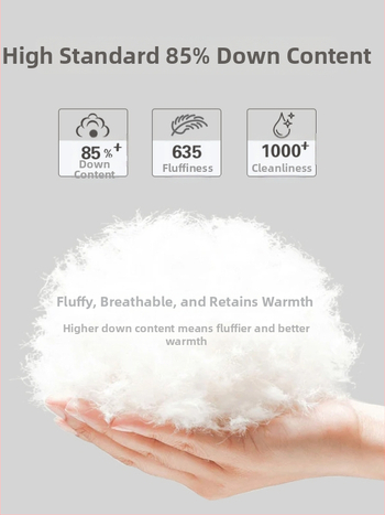 Detská vesta s perím, korejského štýlu, bez rukávov, hrubá, pre vek 1–3 rokov, biely kačací down 86–90%, karikatúrny vzor, zapínanie jedným radom gombov