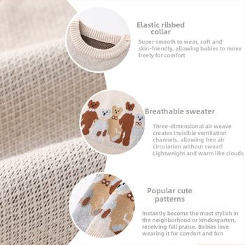 Detská pletená vesta bez rukávov, dvojvrstvová, 100% bavlna, pulórový štýl, unisex (pre vek 1–3 rokov, všetky ročné obdobia)