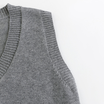 Detské bezrukávové pletené vesti, tenká bavlnená pletenina, pulóver s okrúhlym výstrihom, jednofarebná, pre deti 3–8 rokov (100–140 cm)