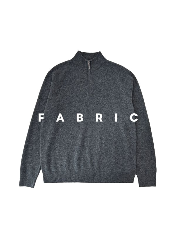 Pánsky vlnený kardigán s polovičným vysokým golierom, priliehavý strih, stredná dĺžka 65-80 cm, priadza strednej hrúbky, FABRIC Fansi, FL38RW09