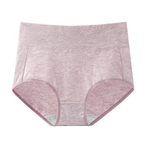 Дамски безшевни памучни бикини – 60 нишки дълговлакнест памук, антибактериални, средна талия