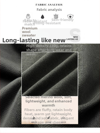 Pánske vlnené svetre s V-krkom, dlhé rukávy, flis podšívka, 30–35% vlna, hrubé pletenie