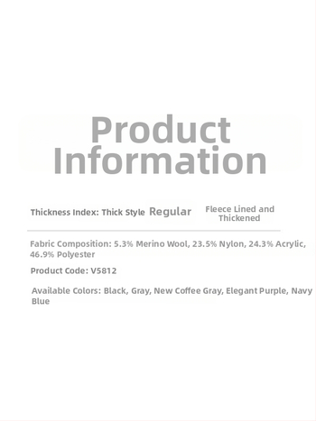 Pánske vlnené svetre s V-krkom, dlhé rukávy, flis podšívka, 30–35% vlna, hrubé pletenie