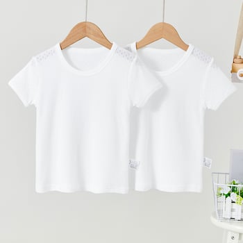 Детски потник без ръкави, 2 броя, 100% памук, мрежеста материя, японски стил