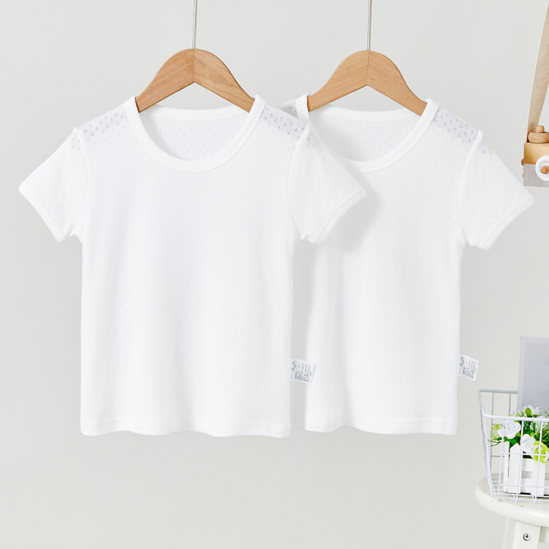 Детски потник без ръкави, 2 броя, 100% памук, мрежеста материя, японски стил