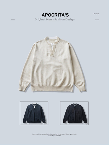 Pulóder, korejský štýl, voľný strih, okrúhly výstrih, dlhé rukávy, 30% akryl, Zima 2024