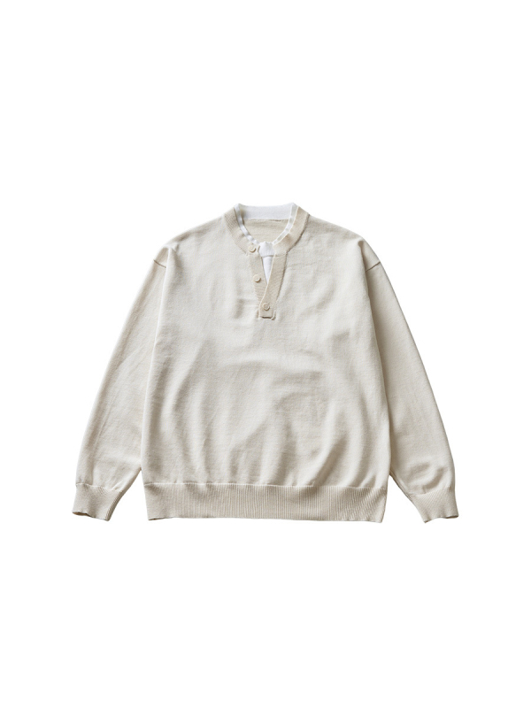 Pulóder, korejský štýl, voľný strih, okrúhly výstrih, dlhé rukávy, 30% akryl, Zima 2024