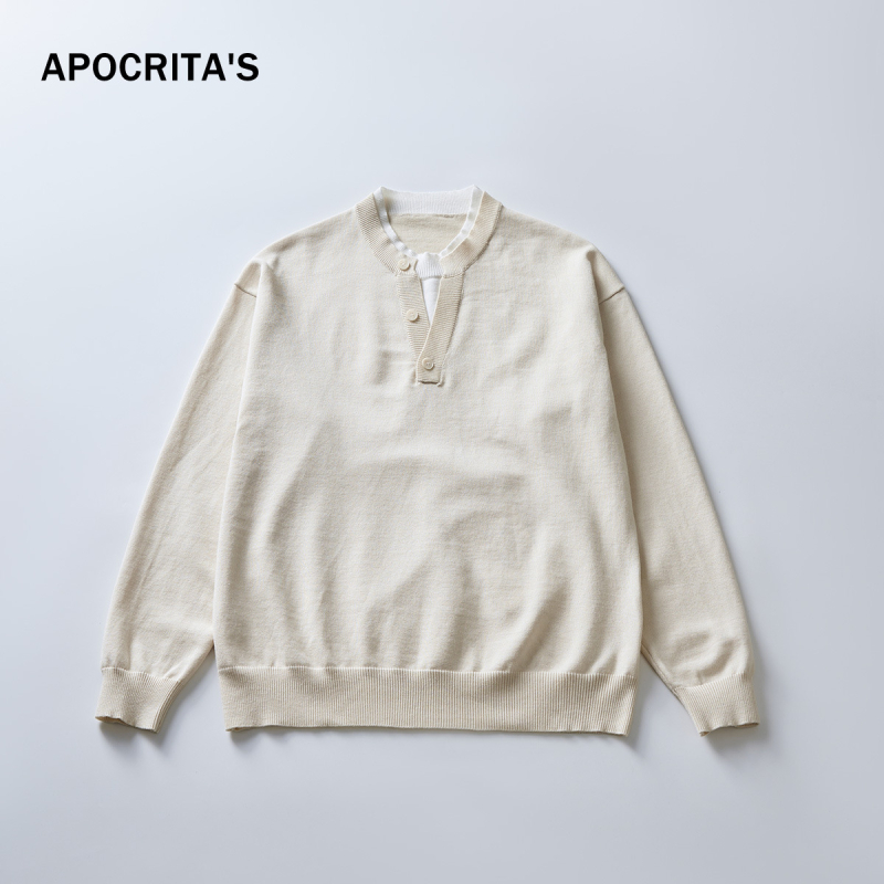 Pulóder, korejský štýl, voľný strih, okrúhly výstrih, dlhé rukávy, 30% akryl, Zima 2024