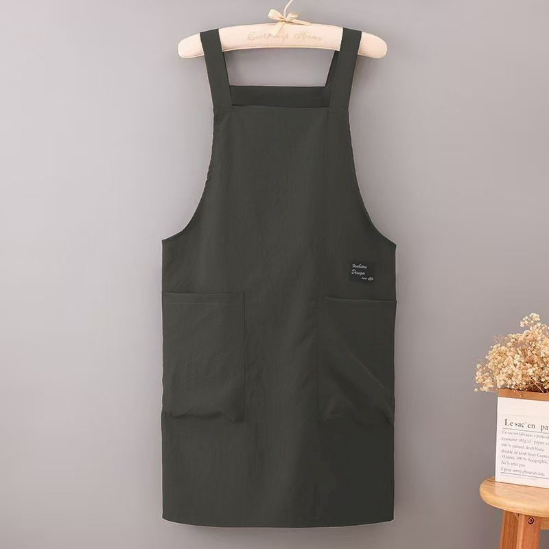 Bez rukávov pracovný zástera, vodeodolná, broskyňový velúr, moderný štýl