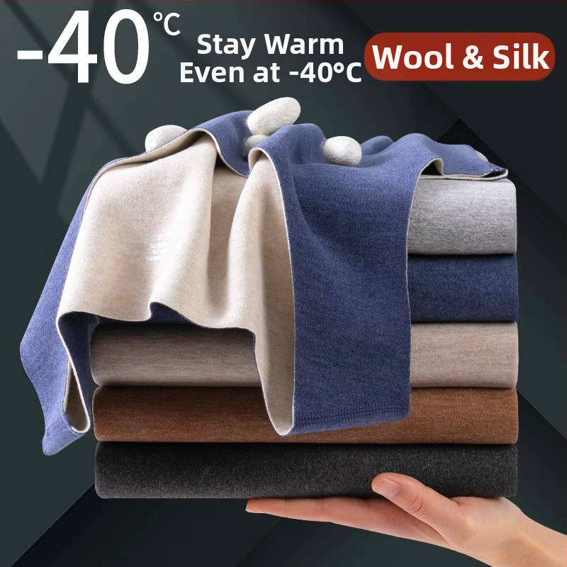 Siltā veste no vilnas un zīda, bezšuvju, divslāņu, apaļš kakla izgriezums, bieza 201-250 g/m²