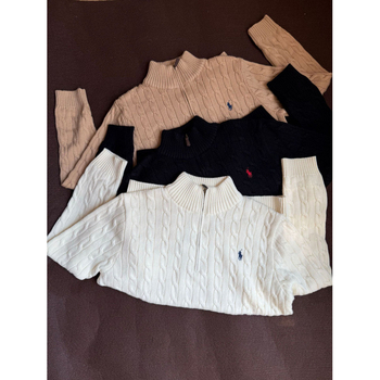 Sveter pletený v kórejskom štýle, 86–90% vlna, voľný strih, dlhé rukávy, golier s ohrnutím