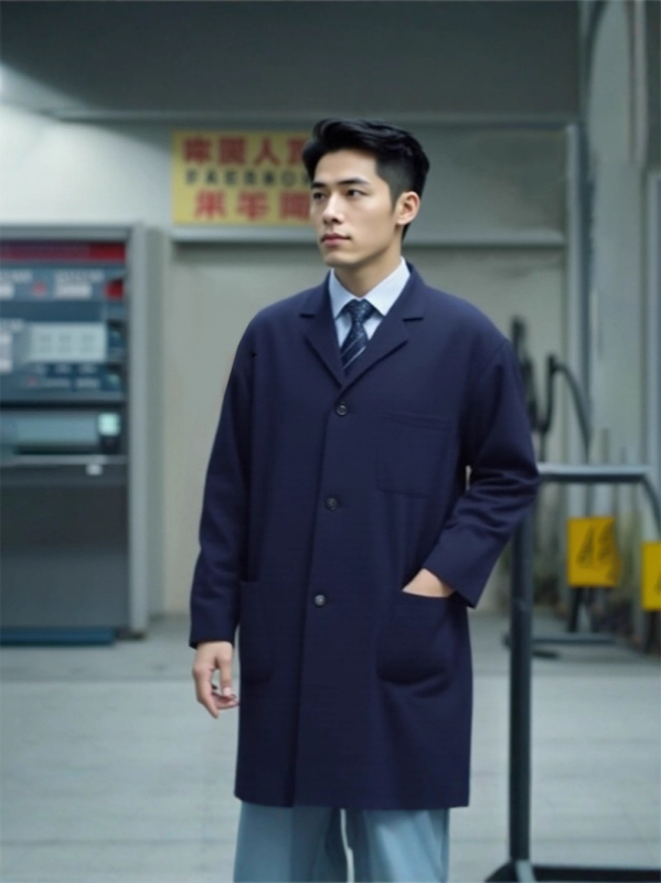 Mužské pracovné vonkajšie oblečenie z corduroy, dlhý strih, odolný voči špinám, polyester, podšívka 100%, štyri ročné obdobia