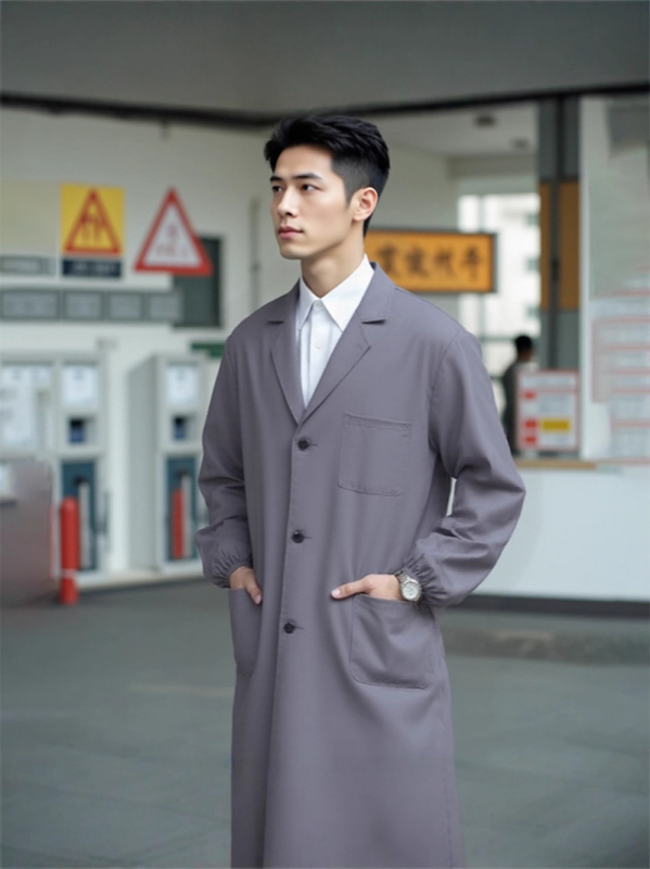 Mužské pracovné vonkajšie oblečenie z corduroy, dlhý strih, odolný voči špinám, polyester, podšívka 100%, štyri ročné obdobia