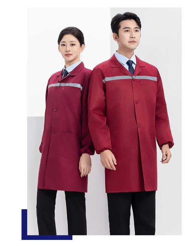 Mužské pracovné vonkajšie oblečenie z corduroy, dlhý strih, odolný voči špinám, polyester, podšívka 100%, štyri ročné obdobia