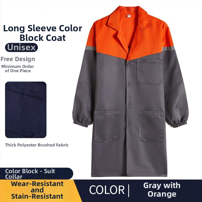 Mužské pracovné vonkajšie oblečenie z corduroy, dlhý strih, odolný voči špinám, polyester, podšívka 100%, štyri ročné obdobia