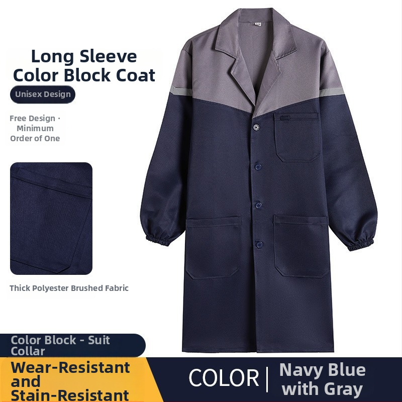 Mužské pracovné vonkajšie oblečenie z corduroy, dlhý strih, odolný voči špinám, polyester, podšívka 100%, štyri ročné obdobia