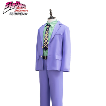 Cosplay kostým JoJo's Bizarre Adventure pre Jolyne Cujoh, japonský štýl, polyester, Black Feather, jar 2025