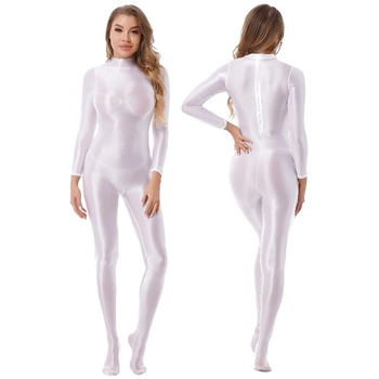 Zentai overal na pódiové vystúpenie — Little apple; Milk silk; Polyester; Unisex; Jar 2025