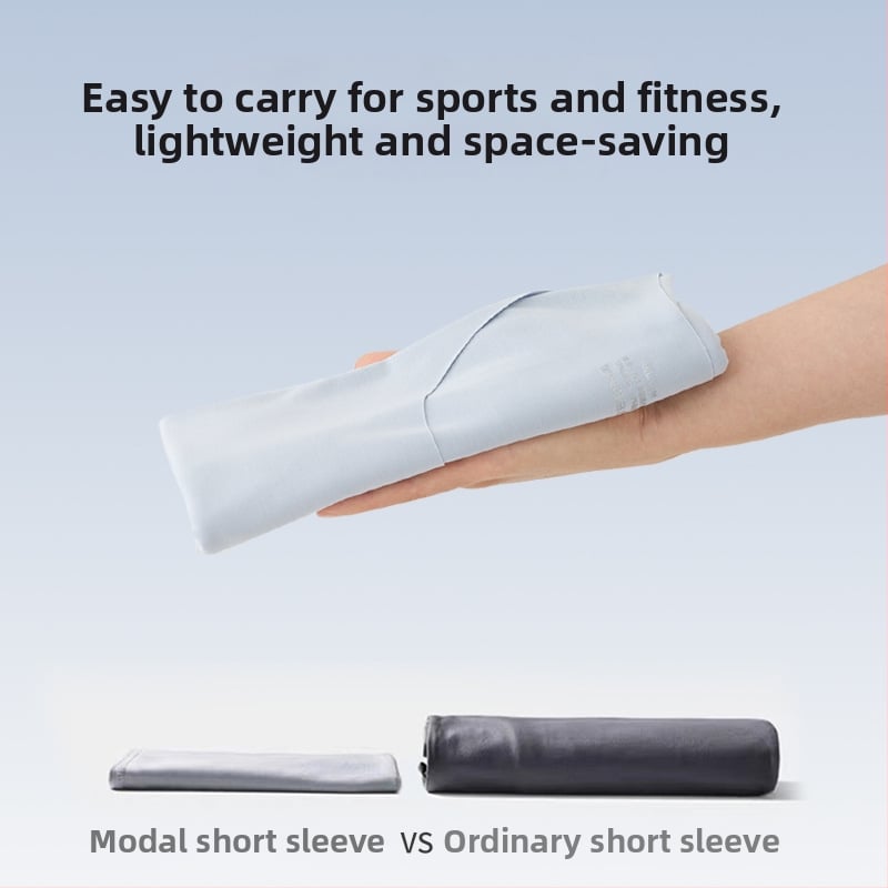 Vyrų be rankovių marškinėliai, Mulberry Silk Modal mišinys, apvali kaklo iškirptė, lengvas 121–140 g/m², sportinis stilius