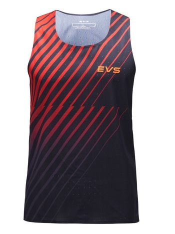 Мъжки спортен потник за бягане – дишащ полиестер, бързосъхнещ, райета, за атлетика