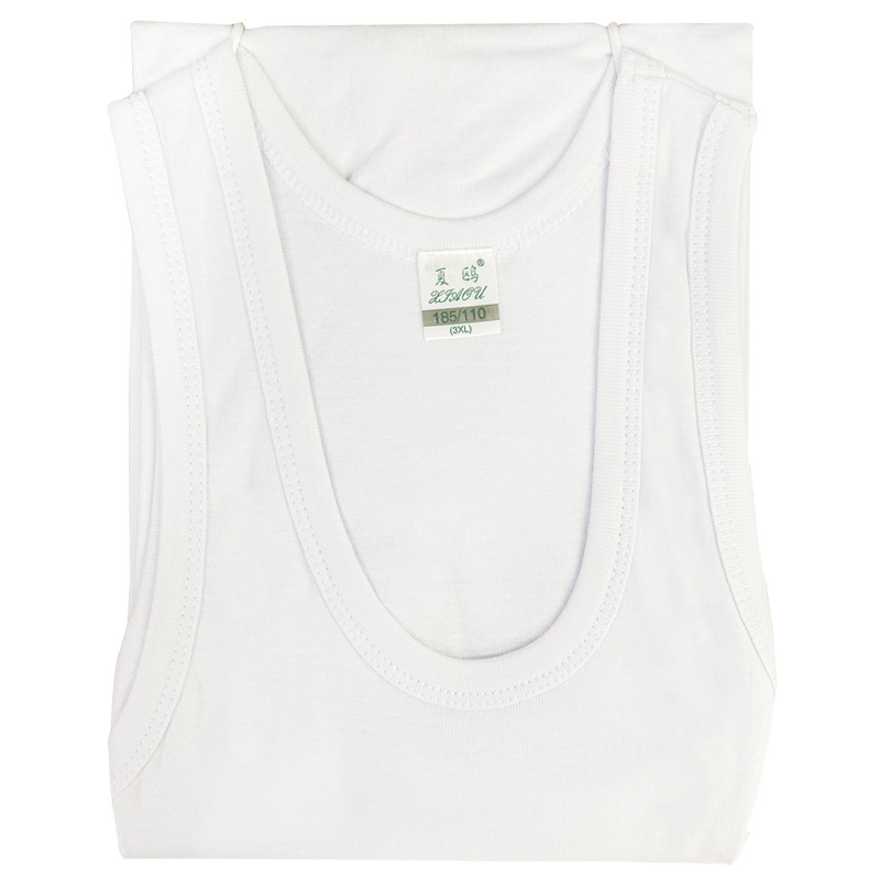 Pánske tielko bez rukávov z rebrovaného bavlneného materiálu, priedušné, tenké 121–140 g/m², 95–100% bavlna, športový základný kúso k pre všetky ročné obdobia