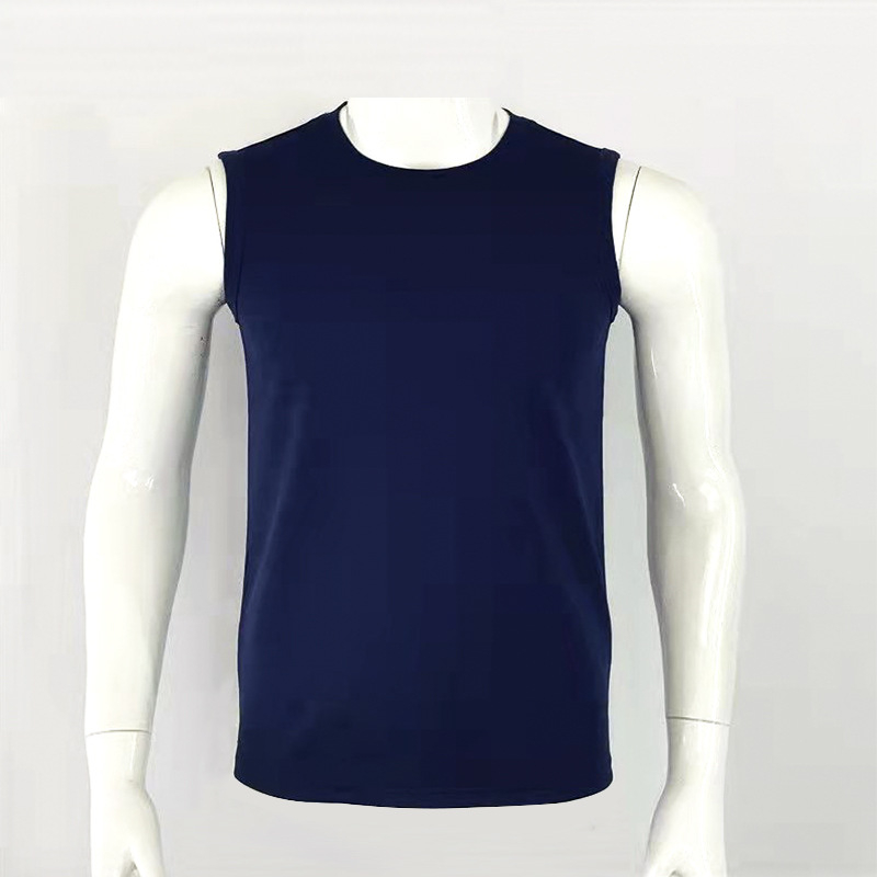 Sportska veste bez rukava, slim fit, poliester vlakno, sadržaj poliester 31–50%, ravni rub