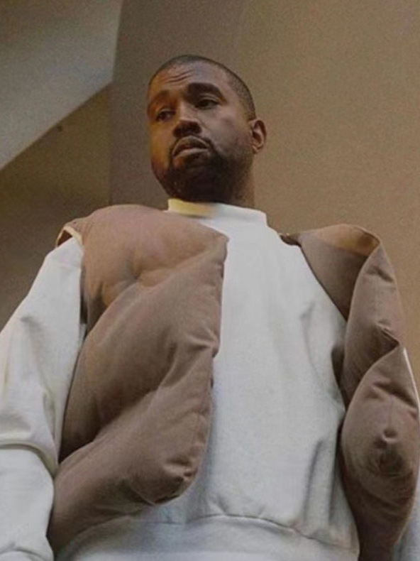 Inšpirované Kanye dvostranná vesta s bavlnenou výplňou, voľný strih, polyesterový vonkajší materiál, nositeľné na oboch stranách