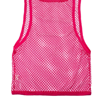Nylonový bezrukávový vest s mrežovaným vzorom, športový štýl, 90-95% nylonový obsah, VB2245VS