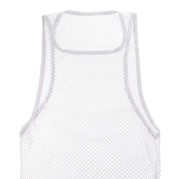 Nylonový bezrukávový vest s mrežovaným vzorom, športový štýl, 90-95% nylonový obsah, VB2245VS