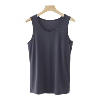 80-Count Modal pánske tielko bez rukávov pre šport a fitness, priedušný základný vrstva, s kruhovým výstrihom